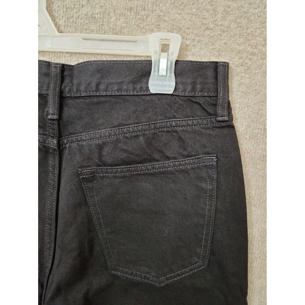 Old Navy Structured Straight Non-Stretch Jeans Mens 32x32 Black NEW